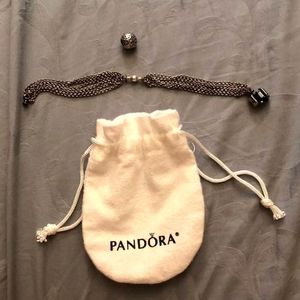 RARE DISCONTINUED Pandora multi chain bracelet